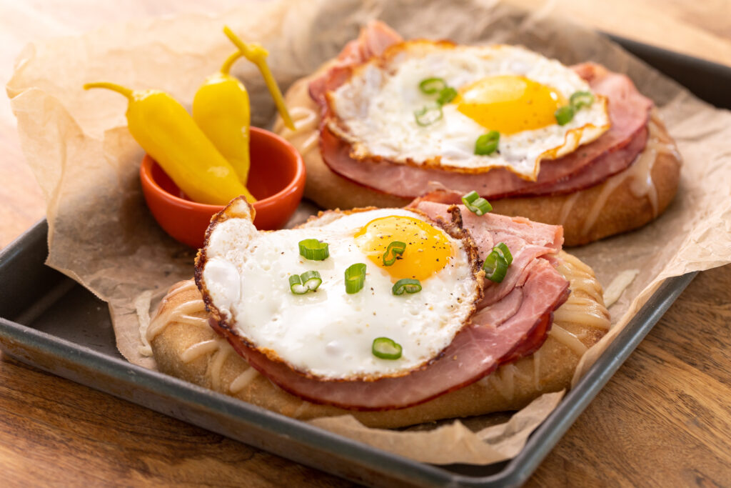 Image for Ham and Cheese Naan Breakfast Sandwiches